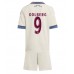 Maillot de foot Ajax Kasper Dolberg #9 Troisième vêtements enfant 2025-26 Manches Courtes (+ pantalon court)